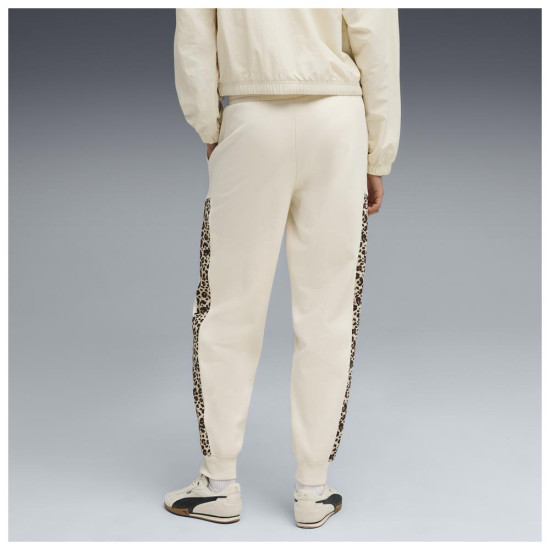 Puma Γυναικείο παντελόνι φόρμας Animal Print Comfort High-Waist Sweatpants